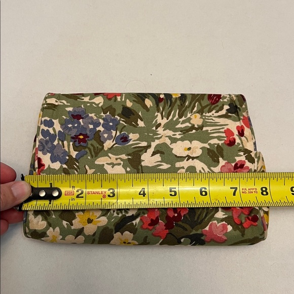 RALPH LAUREN VINTAGE FLORAL PATTERN COSMETIC TRAVEL MULTICOLORED BAG - Picture 9 of 13